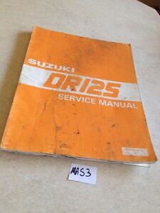Suzuki DR125 Dr 125 125DR éd.1985 Manual Técnica Taller Workshop Servicio