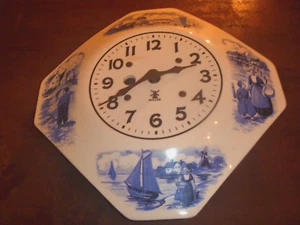 Vintage Miller Wind-up Kitchen Wall Clock w/ Key ( as is ) - Picture 1 of 13