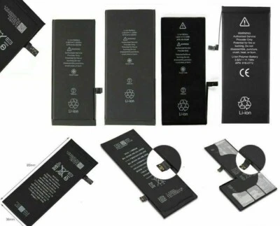 For iPhone Replacement Internal Battery 5S 6 6S 6 7 8 PLUS X XS XS MAX - Image 1 of 4