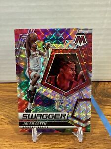 2021 Panini Mosaic Swagger #11 Jalen Green ROOKIE RC ROCKETS
