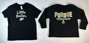 Kids 4 Purdue Boilermakers T-Shirts Long Sleeve & Short Sleeve- Lot 2 - Picture 1 of 6