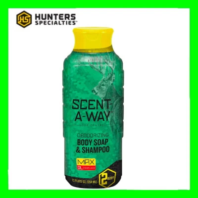 Jabón corporal líquido SCENT-A-WAY MAX 12 oz de Hunters Specialties SAW-07755 Foto 1 de 3