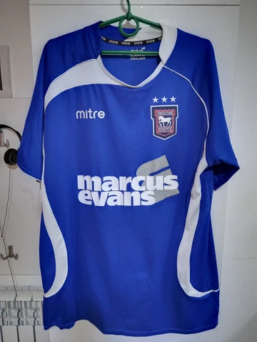 Ipswich Town original Mitre home shirt jersey trikot 09-10-11 seasons Size L Cover