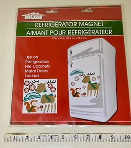 NEW Reindeer Christmas themed oversize magnets - Picture 1 of 2