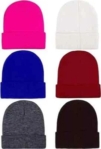 Cooraby Kid's Winter Beanies Knitted Warm Cold Weather Beanie Hats Boys Girls - Picture 1 of 2