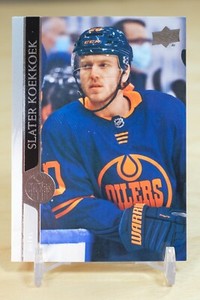 2020-21 Upper Deck Extended Base #553 Slater Koekkoek - Edmonton Oilers