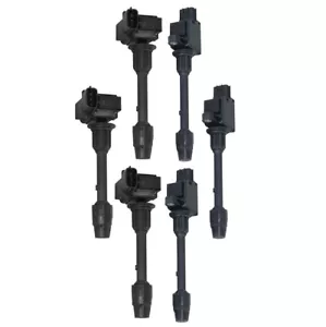 Hitachi OEM Set of 6 Ignition Coils Kit For Infiniti I30 Nissan Maxima 3.0L V6 - Picture 1 of 1