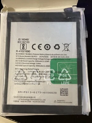Batteria Litio Per One Plus Blp613 Nuova - Immagine 1 di 2