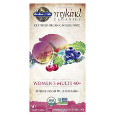 "Garden of Life mykind Organics Women's Multi 40+, 60 Organic Tablet"
