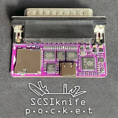 SCSIknife pocket DB25 - ZuluSCSI™ & BlueSCSI compatible SCSI hard drive Emulator - Image 1 of 4