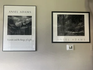 Ansel Adam framed posters - Yosemite and the Range of Light & Teneya Creek Rain - Picture 1 of 9