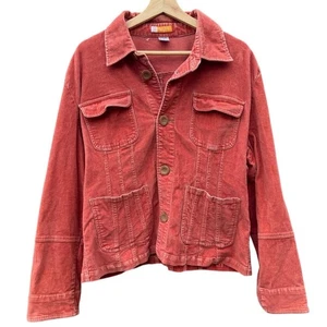 TULLE Plus Anthropologie Burnt Orange Corduroy Womens Jacket 3XL Blazer - Picture 1 of 7