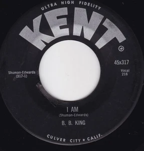 Blues / R&B--B. B. King – I Am / Worry Worry - Picture 1 of 2