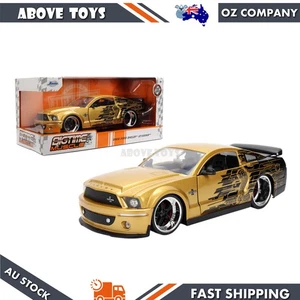 Jada 1:24 Scale Big Time Muscle 2008 Ford Mustang GT500KR Diecast Car Model - Picture 1 of 8