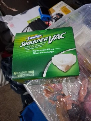 NIB Swiffer Sweeper Vac Replacement Filters 2 Pack In Box New Sealed 99993039 - Image 1 of 2