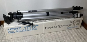 SLIK Insta-Lok 800G-FL Travel Lightweight Tripod in Original Box - Picture 1 of 9