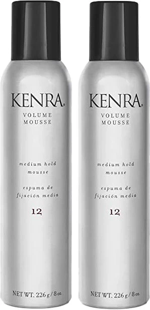 2 Pack Kenra Volume Hair Mouse # 12 Medium Hold 8 oz - Image 1 of 1