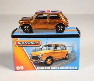 Matchbox, Austin Mini Cooper 1275S 1964, 60th Anniversary 2013, Gold, Box #CW705 - Picture 1 of 7