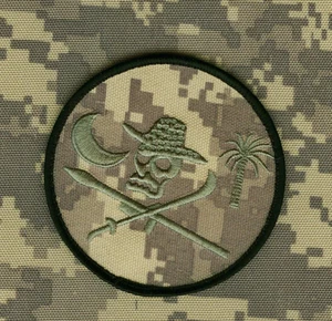 JOINT SP OPS TASK FORCE JSOTF SPECIAL WARFARE ODA vêlkrö PATCH: SKULL PALMS TREE - Picture 1 of 15