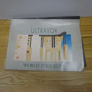 ULTRAVOX Concert Programme from WORLD TOUR 1982/83 - Foto 1 di 9