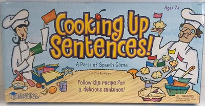 Learning Resources COOKING UP SENTENCES A Parts of Speech Educational Board Game - Image 1 of 4