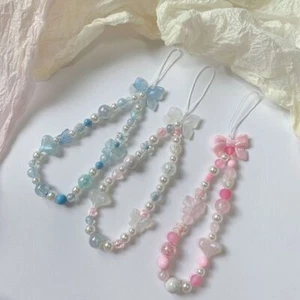 Love Beaded Phone Charm Summer Style Key Chain Phone Charm Key Chain - Photo 1 sur 11