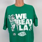 Boston Celtics 2008 NBA Champions We Beat LA T Shirt Basketball Green Size L