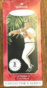 1998 Hallmark Ornament Cal Ripkin Baseball NIB 1998 #3 At The Ballpark NIB - Picture 1 of 1