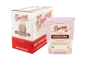 Baking Soda, 16Oz (Pack of 4) - Non GMO, Gluten Free, Vegan, Paleo Friendly, Kos - Picture 1 of 4