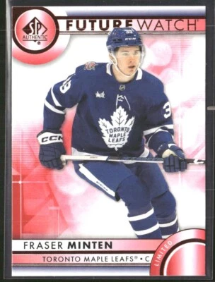 2023-24 SP Authentic - Autographed Future Watch #168 Fraser Minten /999 (AU, RC) - Image 1 of 2