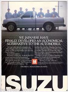1986 ISUZU Pickup advertisement, Isuzu P’UP pickup truck - Picture 1 of 1