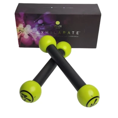 Zumba Fitness Exhilarate Toning Sticks Only - 1 lb Weights Maraca Sound Shake - Image 1 of 4
