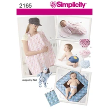 Simplicity SEWING PATTERN 2165 Nursing Cover,Changing Mat,Doll,Nappy Cover