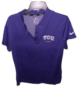 NCAA Big 12 Rifle TCU Horned Frogs Shirt (Nike Dri-Fit) (Women's Medium) - Picture 1 of 3