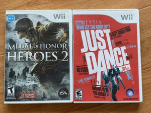 Pre-owned! Lot of 2 Wii Games: Just Dance & Medal of Honor Heroes 2 - Picture 1 of 9