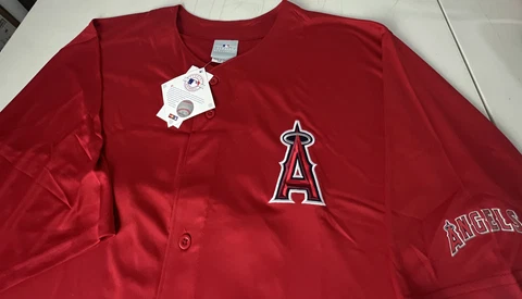 Los Angeles Angels Jersey Replica Mike Trout # 27Stitched NEW Big Mans 2XLT Cover