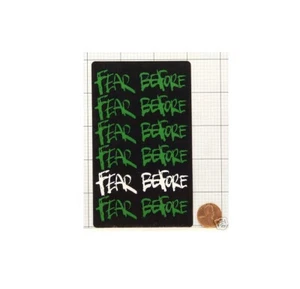 NEW RARE FEAR BEFORE SELF-TITLED PROMO STICKER DECAL LZ - Picture 1 of 1