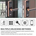 Wifi Smart Door Lock With Touch Panel Fingerprint Keys App Card Unlock For H Dy9