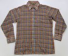 Rare Vintage LEVI’S Sportswear Wildfire Plaid Button Front Casual Shirt 80s 90s 