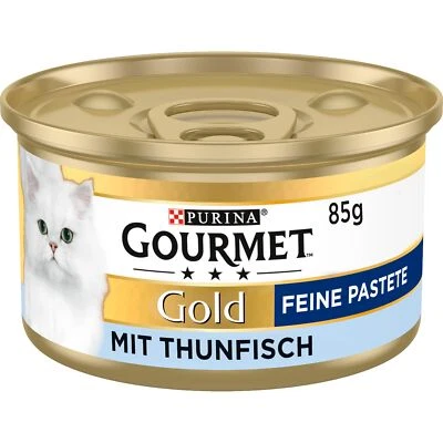PURINA Gold Feine Pastete Katzenfutter nass mit Thunfisch 12er Pack 12 x 85g - Bild 1 von 4