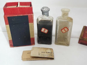 ANTIQUE SCHEFFLER'S HAIR COLORINE AUBURN No.6 TWO BOTTLES BOX INSRUCTIONS - Picture 1 of 7