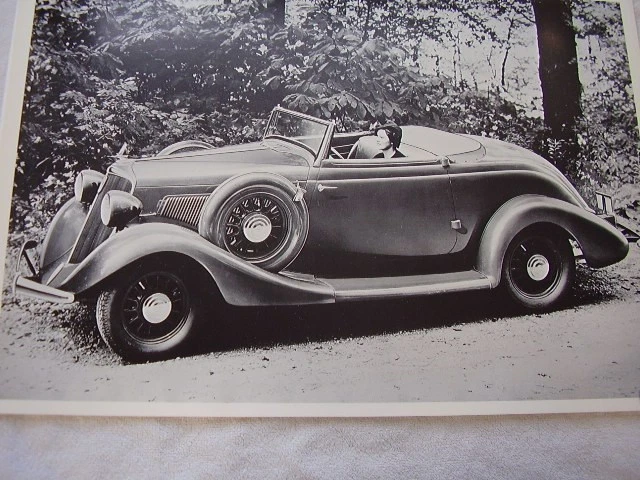 Foto grande Studebaker Dictator Roadster 1934 12 x 18 Foto 1 de 1