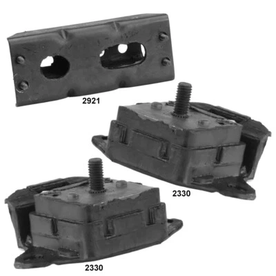 Soportes de motor y montaje de transmisión manual 3 piezas para AMC Eagle 83-81 2,5 L Vin (B) Foto 1 de 3