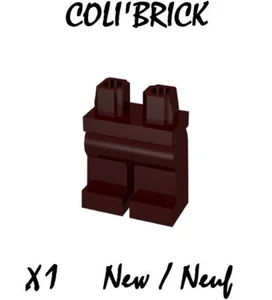 Lego 970c00 Bein - 1x Hose Minifiguren Hips Ang Leg - Braun Dark Brown - NEU - Bild 1 von 1