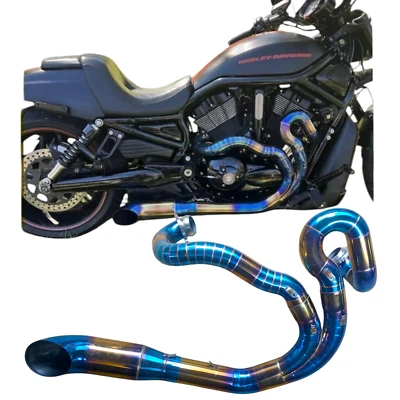 Tubo de escape personalizado 2-1 para Harley Davidson Night Rod / Night Rod Special 07-17 Foto 1 de 4