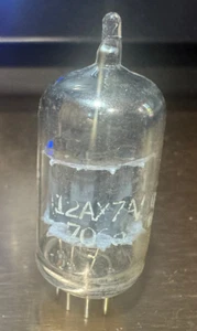 GE 12AX7A/7025 Vacuum Tube 76%/83% (tested) - Picture 1 of 6