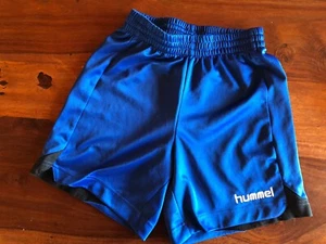 Sporthose Hose Kurz Shorts Trainingshose Handball Hummel Blau Kinder Gr. 152 - Bild 1 von 7