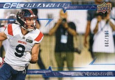 2023 Upper Deck CFL Football  CFL GREATNESS SERIAL NUMBERED  /299