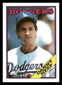 1988 Topps Danny Heep Los Angeles Dodgers #753 Centered Mint