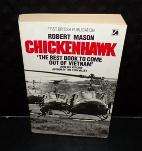 CHICKENHAWK ROBERT MASON 1ST BRITISH PUBLICATION 1986 PAPERBACK - Picture 1 of 8